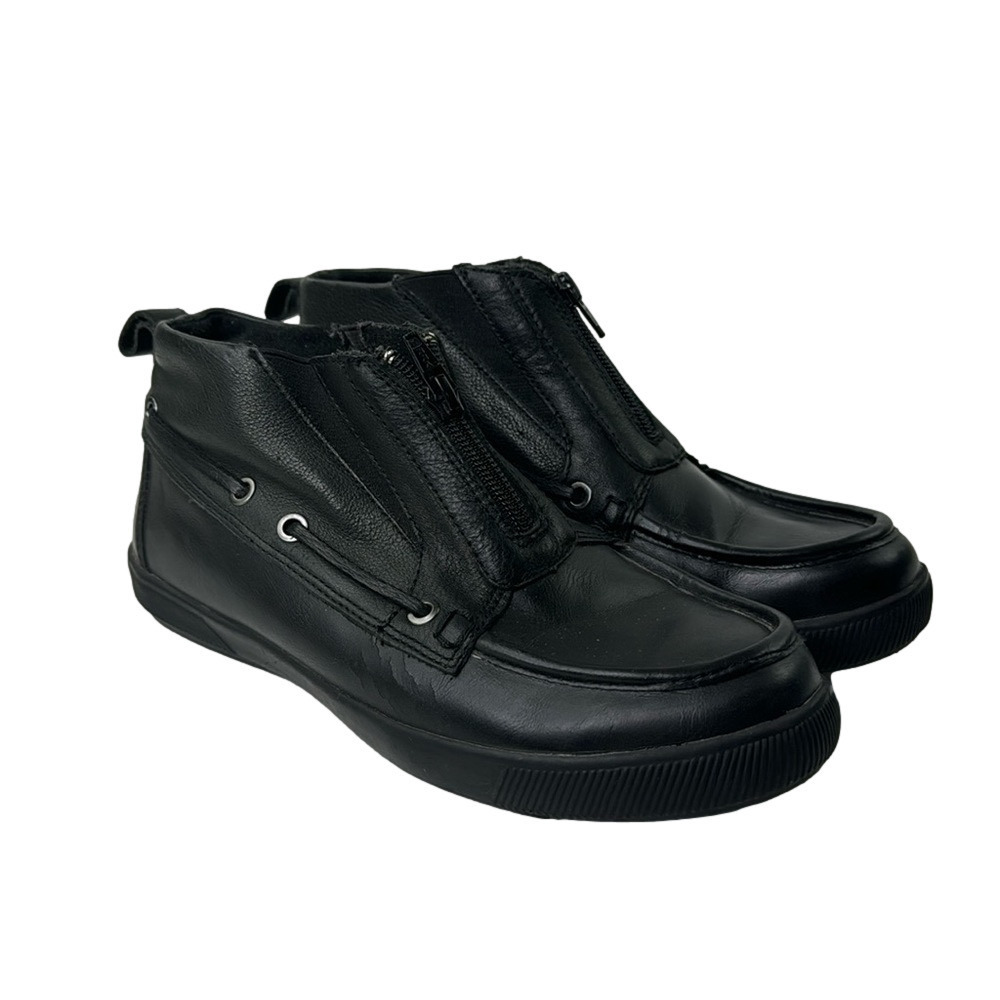 Cougar Cobalt Black Leather Winter Bootie